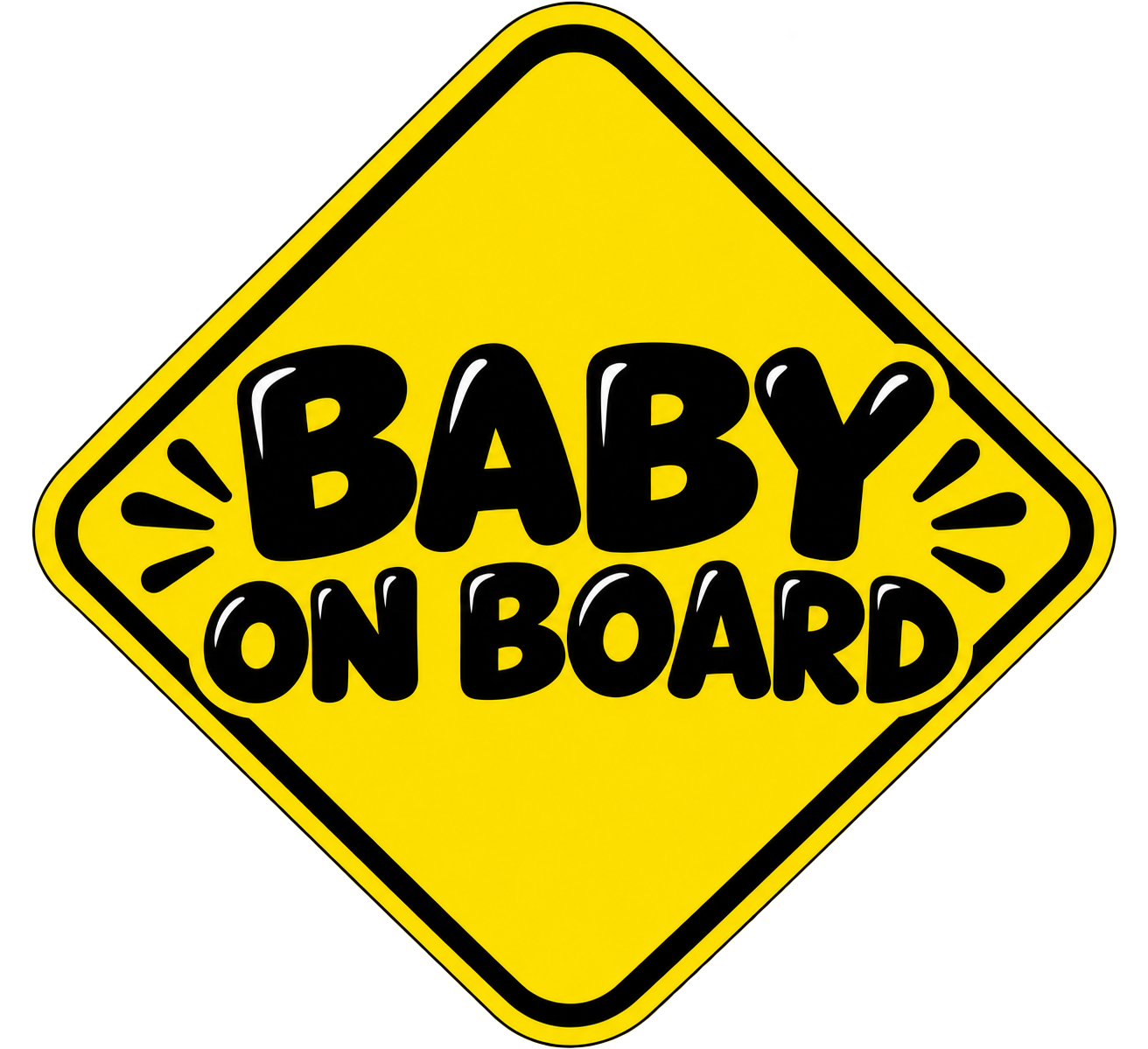 Baby on Board — Classic Sign