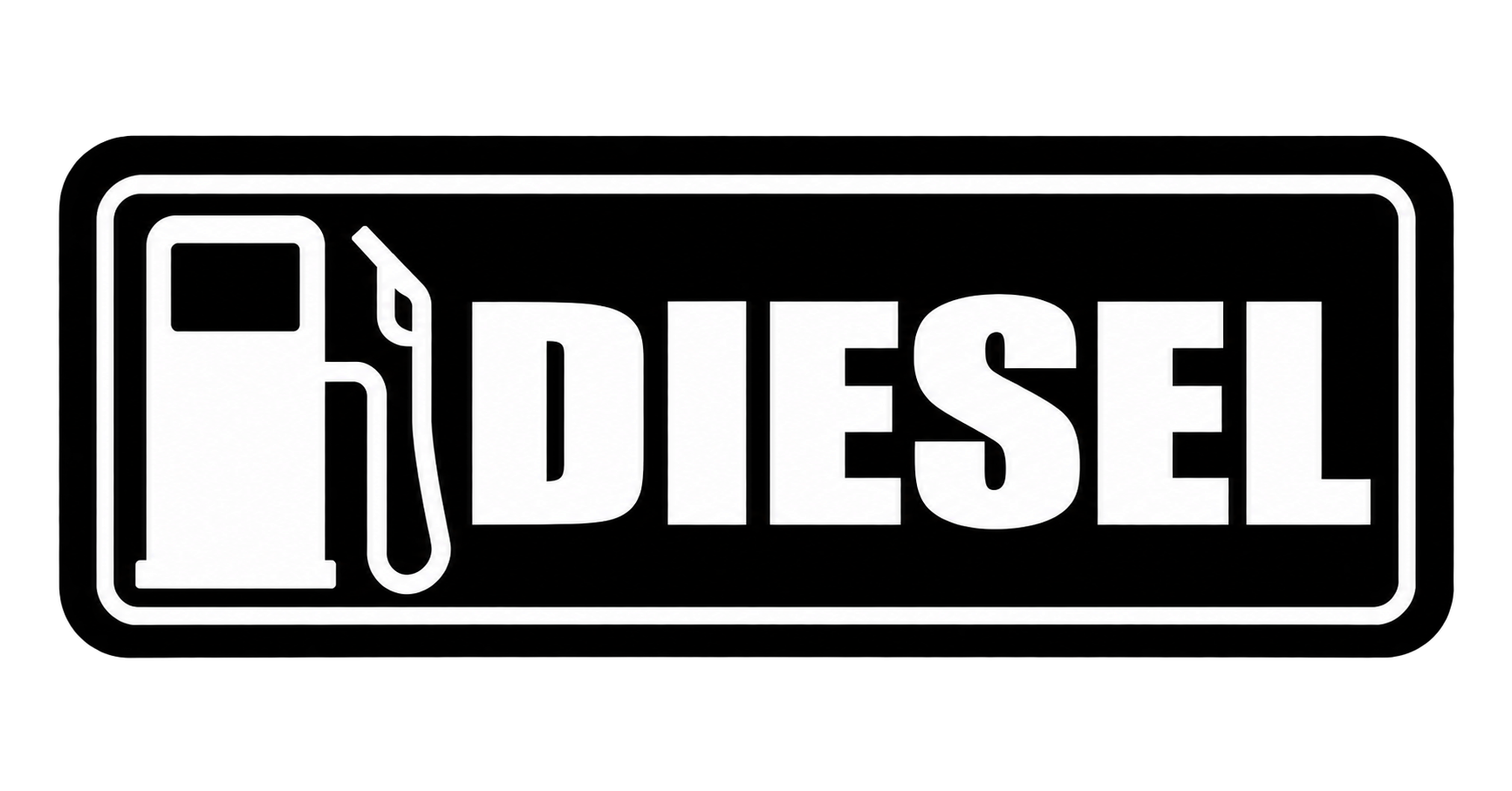 Diesel — Fuel Flap Sign