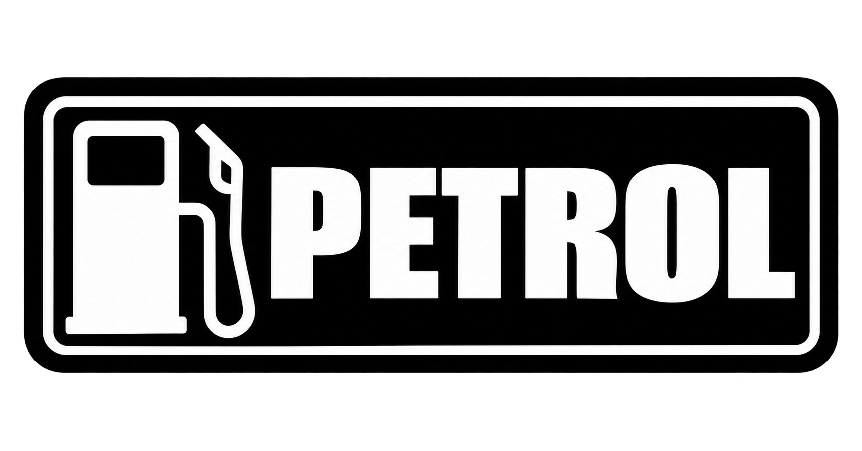 Petrol — Fuel Flap Sign